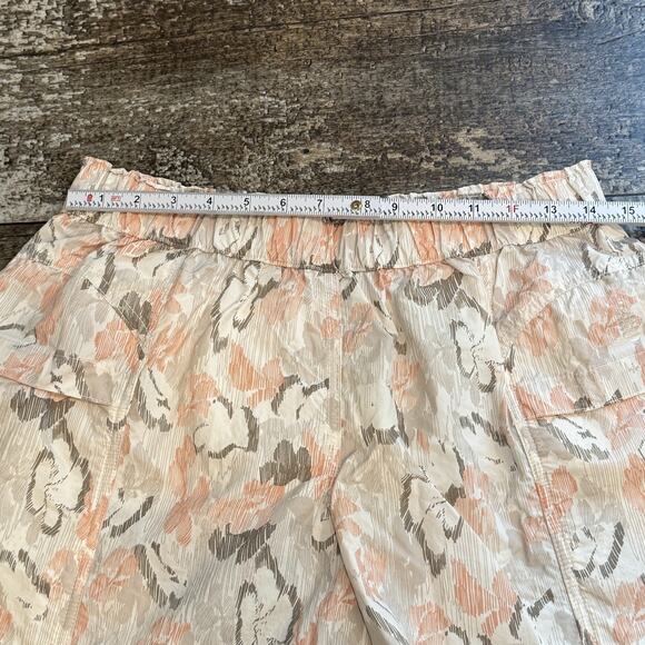 Free People Movement Way Home Short Womens Small‎ Ivory Combo Pink Gray Athletic - Picture 11 of 14
